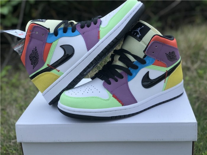 Authentic Air Jordan 1 Mid SE “Multicolor”