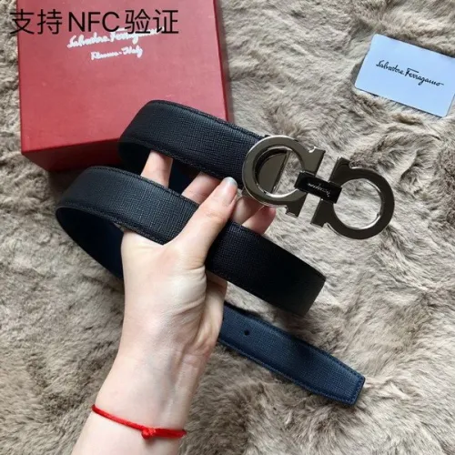 Super Perfect Quality Ferragamo Belts(100% Genuine Leather,steel Buckle)-1131