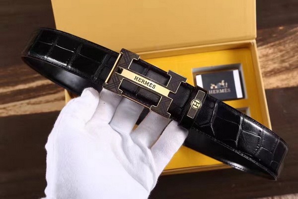 Super Perfect Quality Hermes Belts(100% Genuine Leather,Reversible Steel Buckle)-038