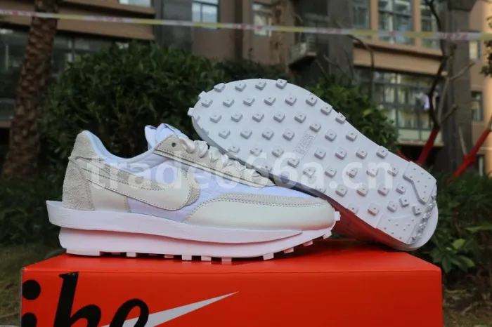 Authentic sacai x Nike LDV Waffle “White Nylon”