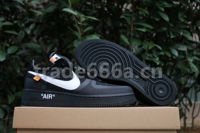 Authentic OFF-WHITE x Nike Air Force 1 Low Black