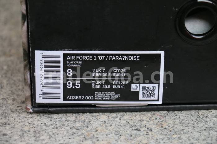 Authentic PEACEMINUSONE x Nike Air Force 1“Para-noise”