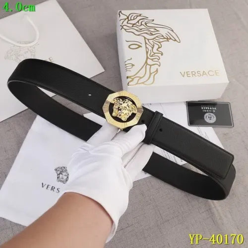 Super Perfect Quality Versace Belts(100% Genuine Leather,Steel Buckle)-061