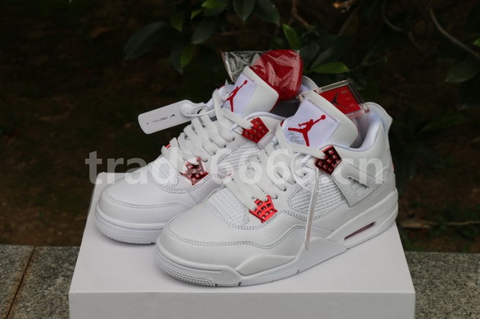 Authentic Air Jordan 4 “Red Metallic”