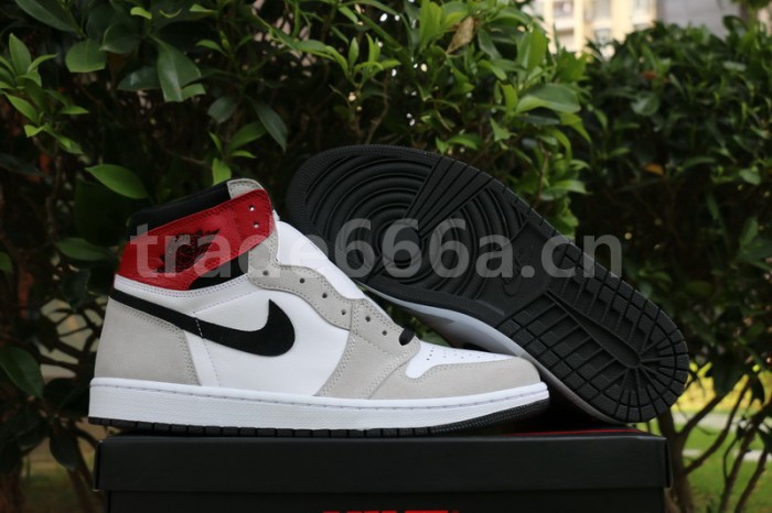 Authentic Air Jordan 1 High OG“ Light Smoke Grey”