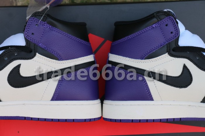 Authentic Air Jordan 1 “Court Purple”GS