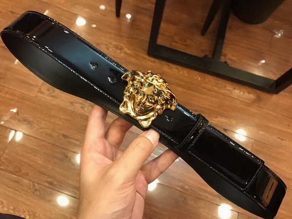 Super Perfect Quality Versace Belts(100% Genuine Leather,Steel Buckle)-261