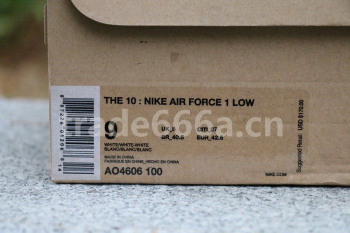 Authentic OFF-WHITE x Nike air force 1