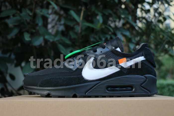 Authentic OFF-WHITE x Nike Air Max 90 Black