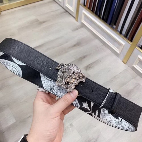 Super Perfect Quality Versace Belts(100% Genuine Leather,Steel Buckle)-577