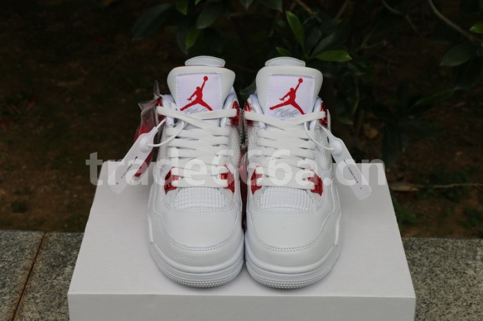Authentic Air Jordan 4 “Red Metallic”