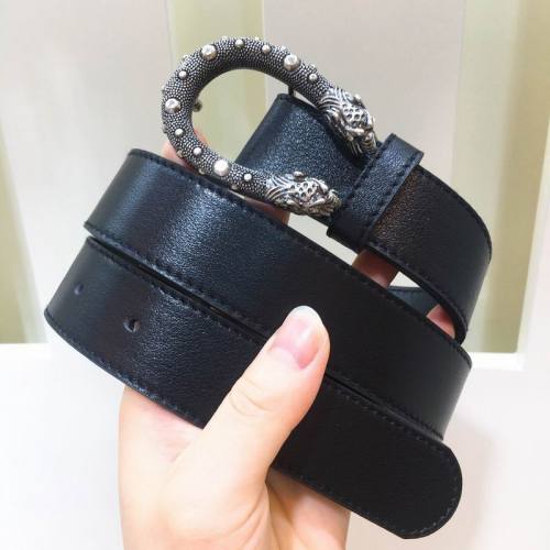 Super Perfect Quality G women Belts(100% Genuine Leather,steel Buckle)-452