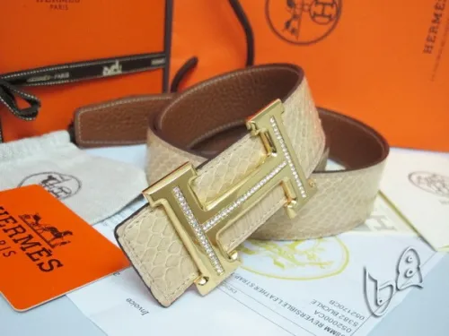 Super Perfect Quality Hermes Belts(100% Genuine Leather,Reversible Steel Buckle)-144