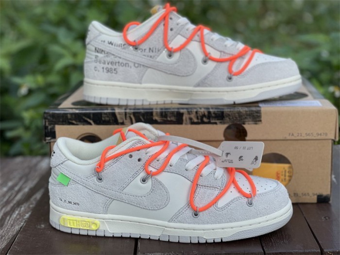Authentic OFF-WHITE x Nike Dunk Low “The 50” DJ0950 108