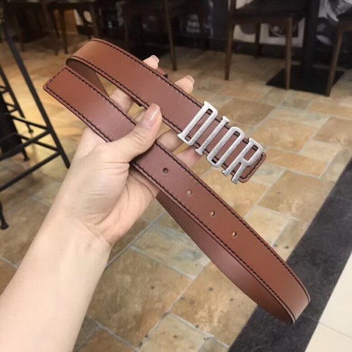Super Perfect Quality Dior Belts(100% Genuine Leather,steel Buckle)-971
