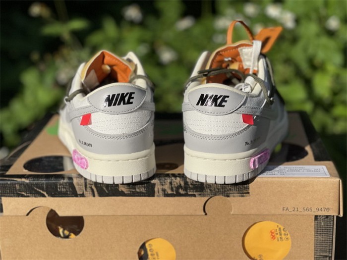 Authentic OFF-WHITE x Nike Dunk Low “The 50” DM1602 124--22