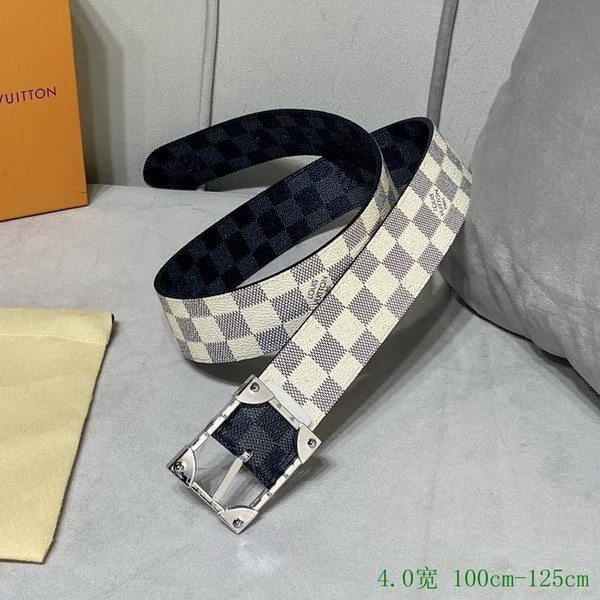 Super Perfect Quality LV Belts(100% Genuine Leather Steel Buckle)-3097