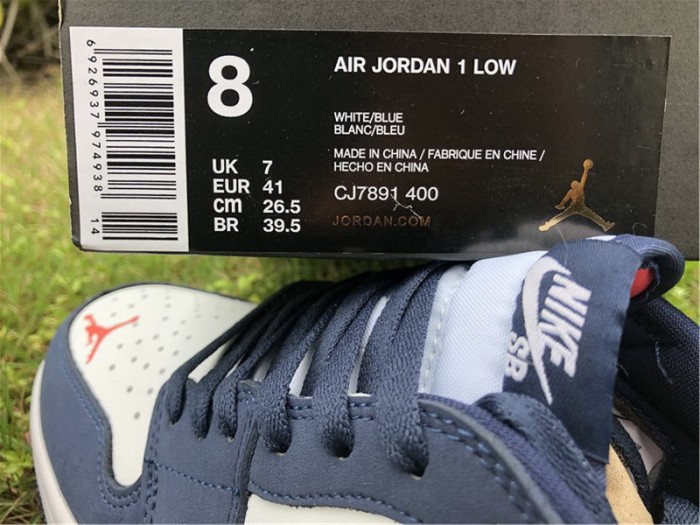 Authentic Air Jordan 1 Low SB Midnight Navy