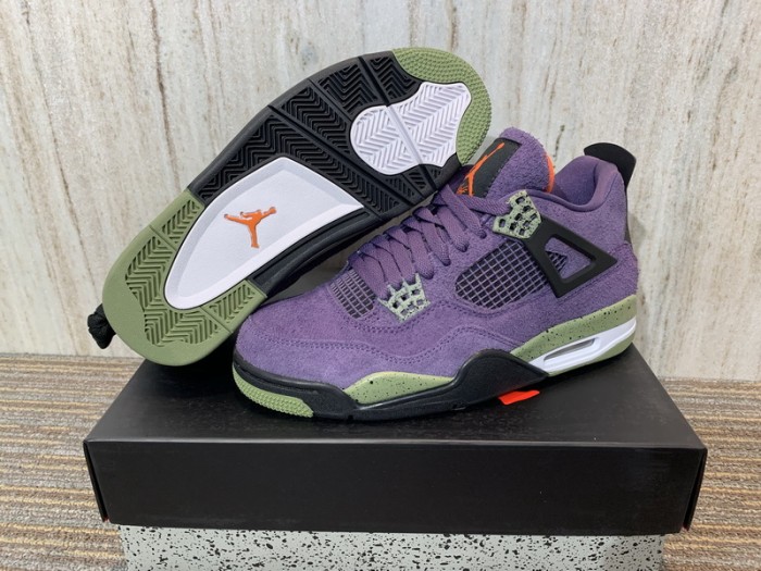 Authentic Air Jordan 4“Canyon Purple”