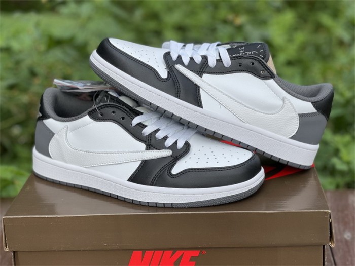 Authentic Travis Scott x Air Jordan 1 Low Black White