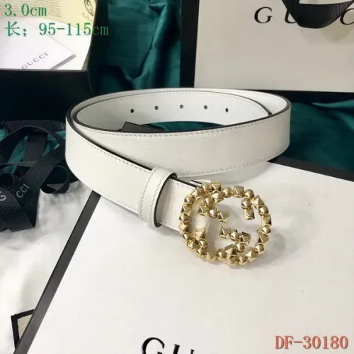 Super Perfect Quality G Belts(100% Genuine Leather,steel Buckle)-4261