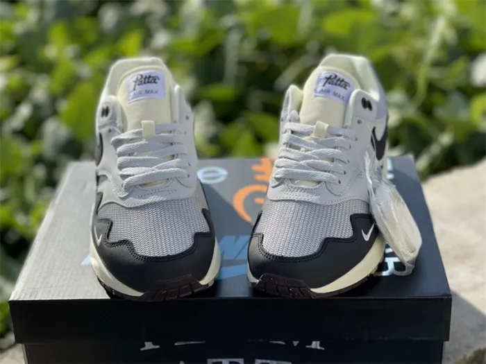 Authentic Patta x Nike Air Max 1 Black Grey