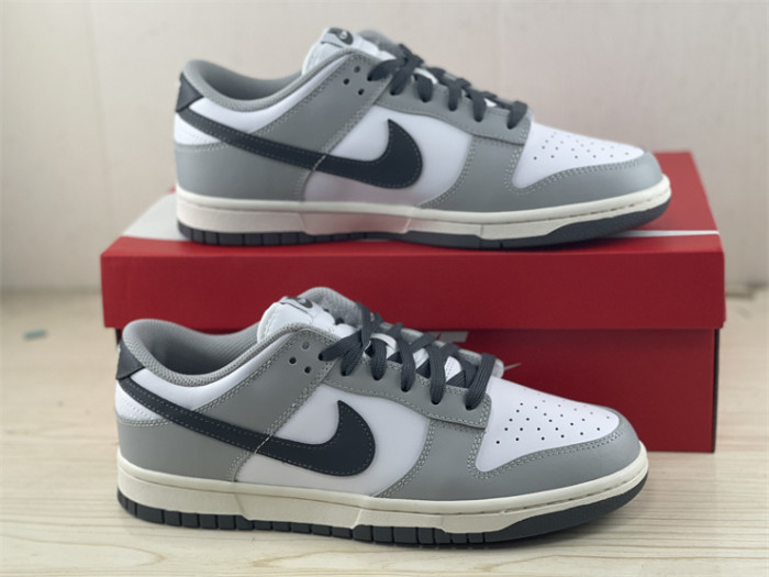 Authentic Nike Dunk Low “Light Smoke Grey”