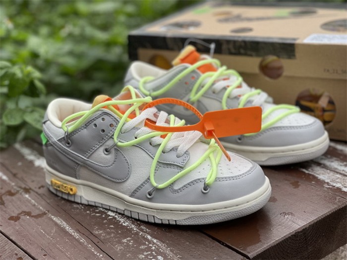 Authentic OFF-WHITE x Nike Dunk Low “The 50” DM1602 128