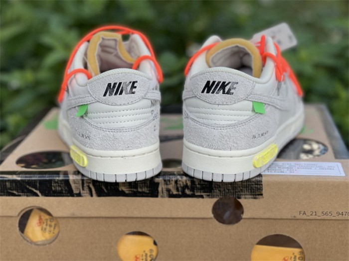 Authentic OFF-WHITE x Nike Dunk Low “The 50” DJ0950 108