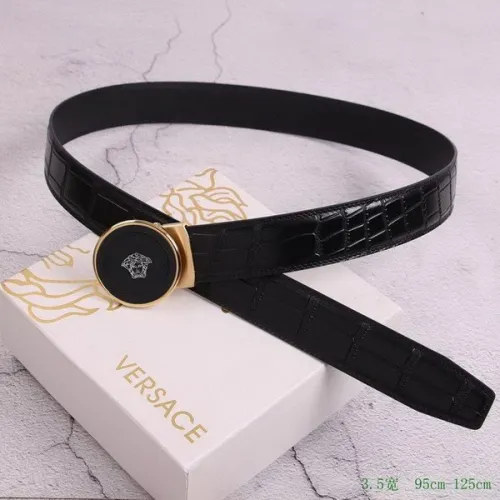 Super Perfect Quality Versace Belts(100% Genuine Leather,Steel Buckle)-556
