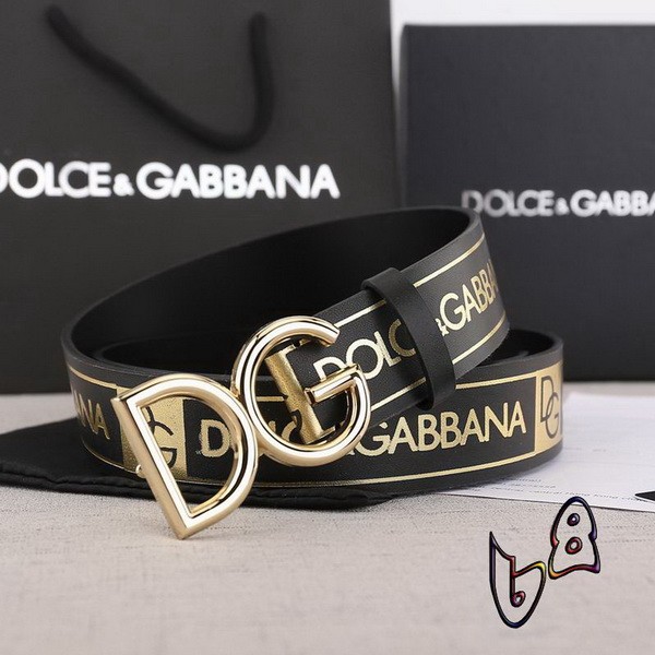 Super Perfect Quality DG Belts(100% Genuine Leather,steel Buckle)-029