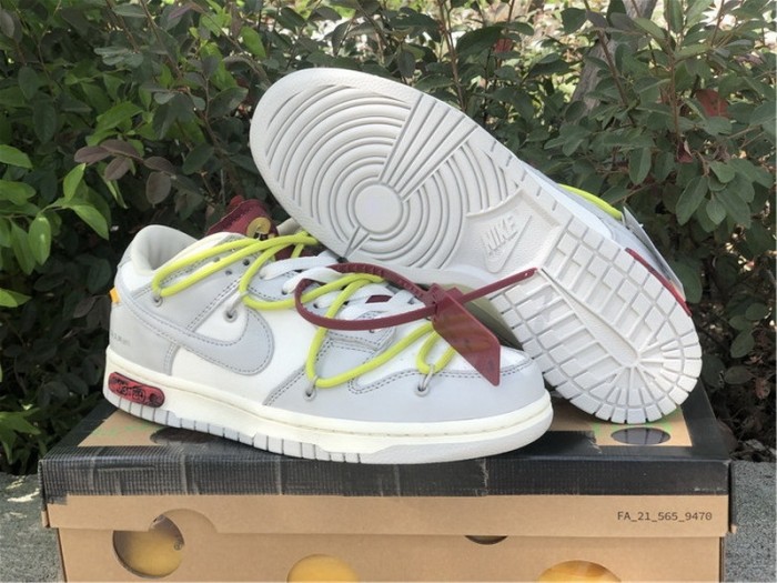 Authentic OFF-WHITE x Nike Dunk Low “The 50” DM1602