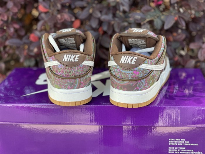Authentic Nike SB Dunk Low Brown Paisley