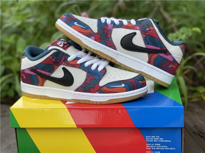 Authentic Parra X Nike SB Dunk Low Royal Blue
