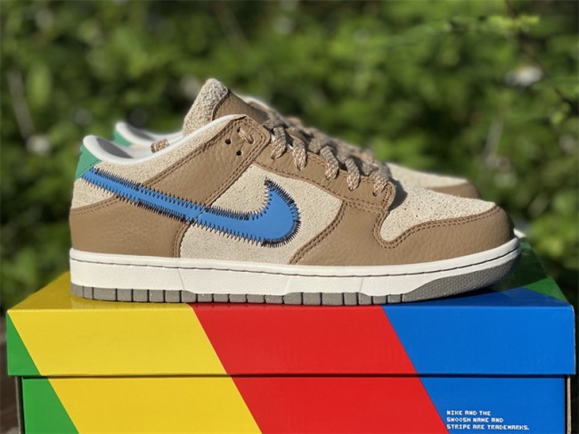 Authentic Size? x Nike Dunk Low Brown