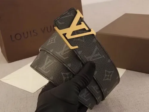 Super Perfect Quality LV Belts(100% Genuine Leather Steel Buckle)-3722