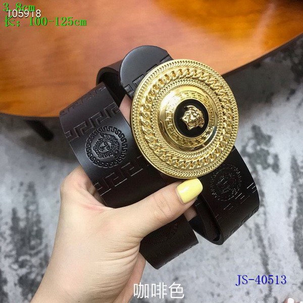 Super Perfect Quality Versace Belts(100% Genuine Leather,Steel Buckle)-1547
