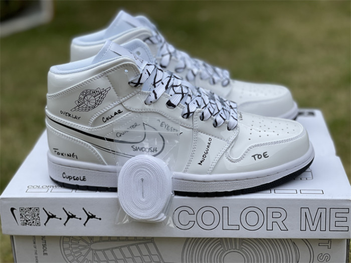 Authentic Air Jordan 1 Mid “Schematic”