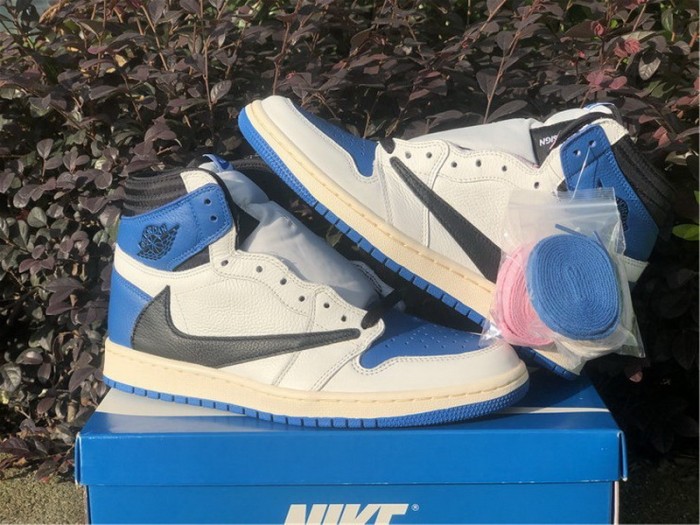 Authentic Travis Scott x Fragment x Air Jordan 1