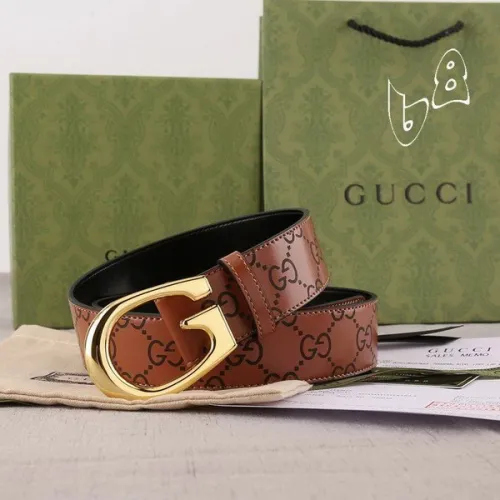 Super Perfect Quality G Belts(100% Genuine Leather,steel Buckle)-2648
