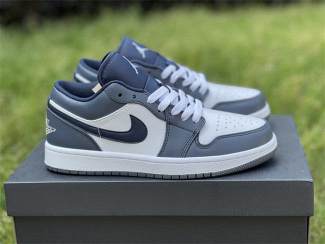 Authentic Air Jordan 1 Low Navy