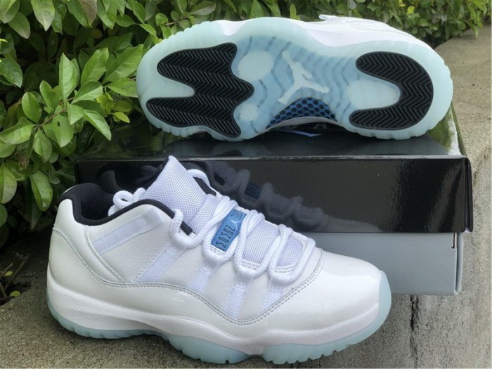 Authentic Air Jordan 11 Low Legend Blue GS