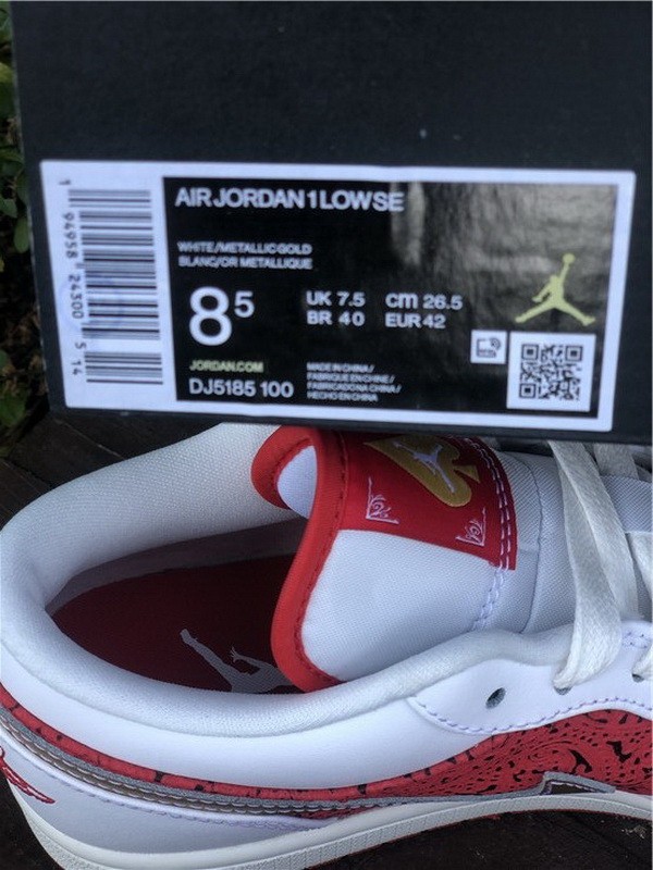 Authentic Air Jordan 1 Low “Spades”