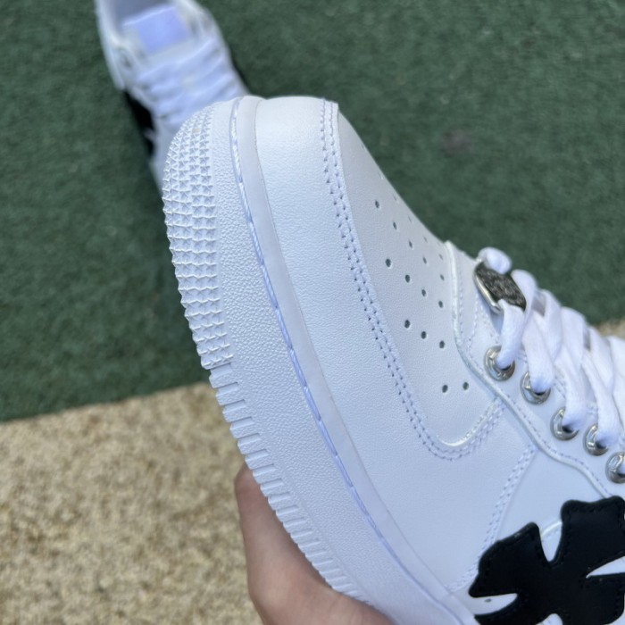 Authentic Chrome Heart x Air Force 1 Low White