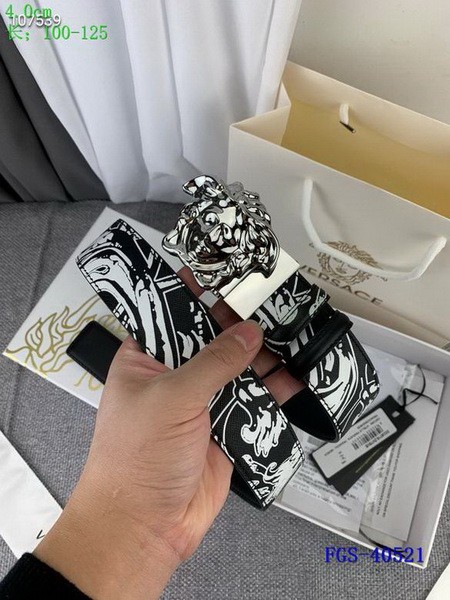 Super Perfect Quality Versace Belts(100% Genuine Leather,Steel Buckle)-1117
