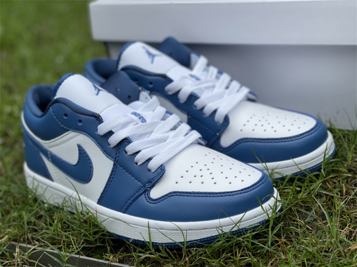 Authentic Air Jordan 1 Low “Marina Blue”