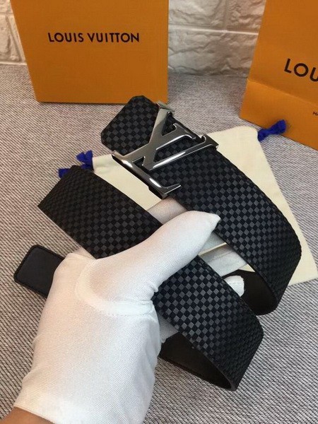 Super Perfect Quality LV Belts(100% Genuine Leather Steel Buckle)-3917