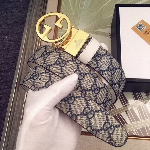 Super Perfect Quality G Belts(100% Genuine Leather,steel Buckle)-4414