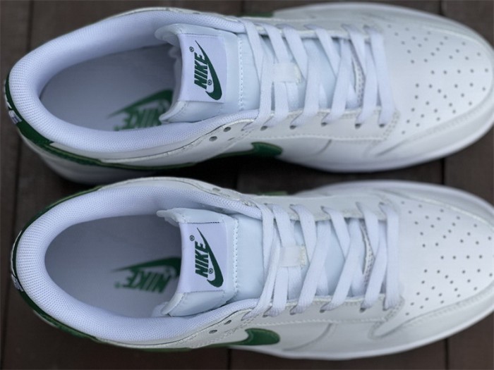Authentic Nike Dunk Low White Green