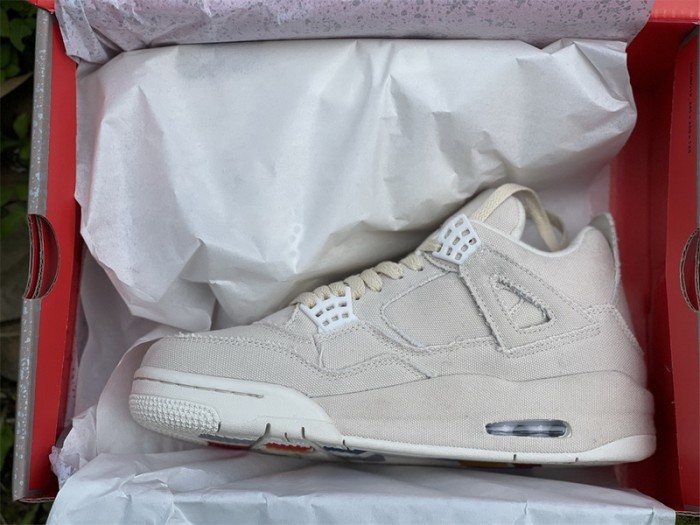 Authentic Air Jordan 4 “Canvas”